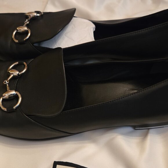 Gucci Black Leather Horsebit Loafers - Picture 12 of 12